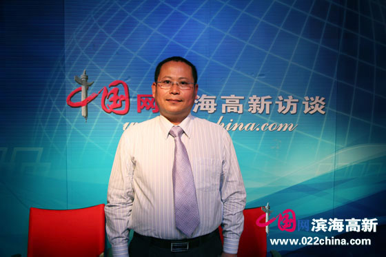 天津辰赫创意产业园董事长张彦霖做客中国网·滨海高新