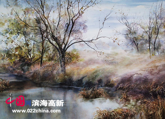 天津著名水彩画家杜晓光作品