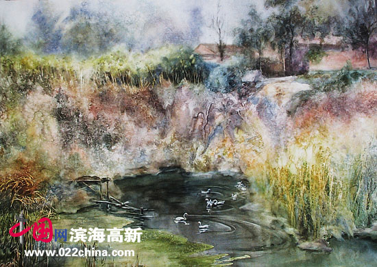 天津著名水彩画家杜晓光作品