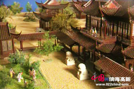 天津国际民间工艺美术大师李岳林微雕作品:《大观园》