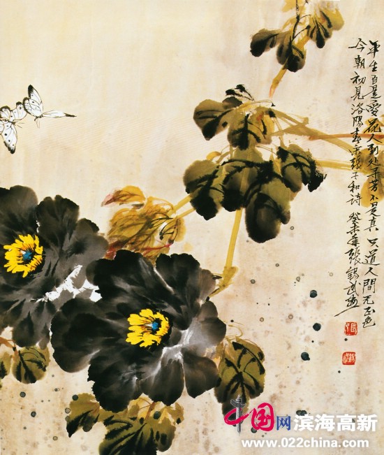 天津著名国画家“牡丹张”张锡武作品