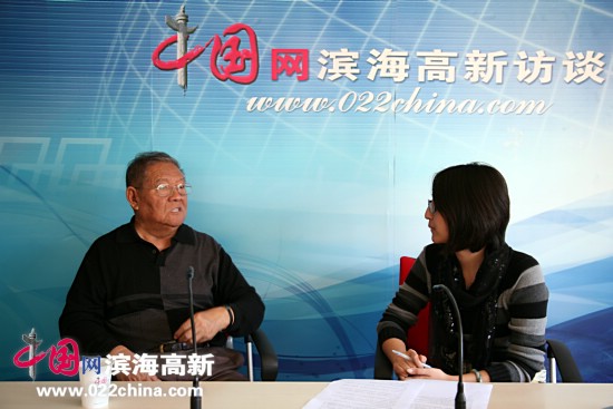 天津著名画家张锡武做客中国网·滨海高新访谈