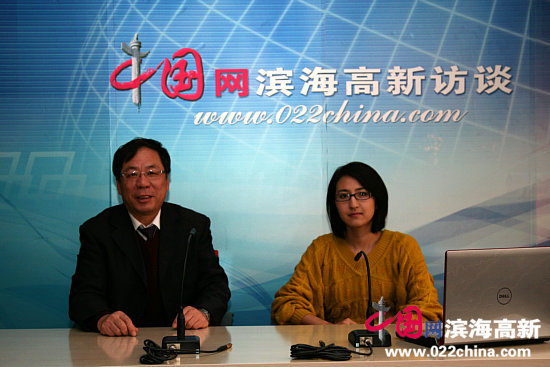 天津画院党组书记陈英杰做客中国网·滨海高新