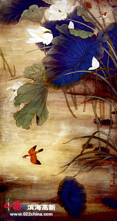 天津书画名家郭鸿春工笔画作品