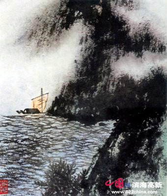 米文杰《雨后》局部
