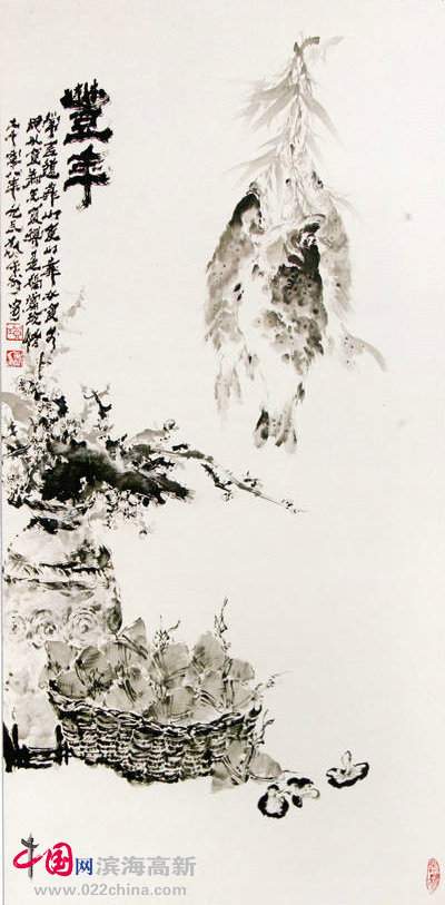 邓作列作品:丰年