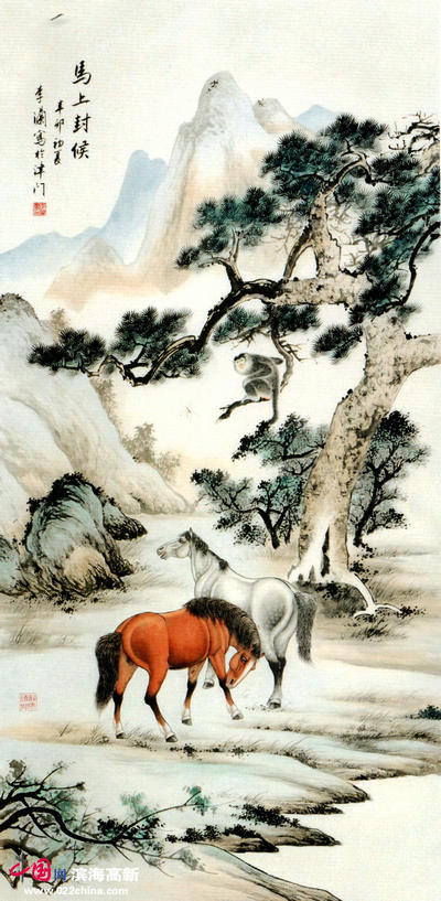 李澜作品:《马上封侯》