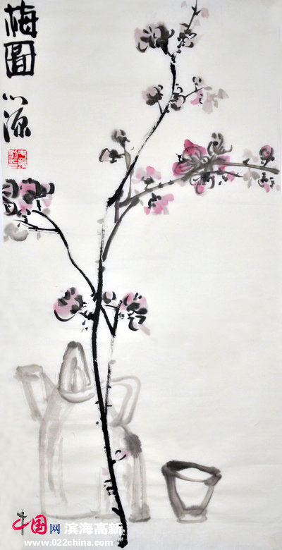 于振豹作品:《梅图》