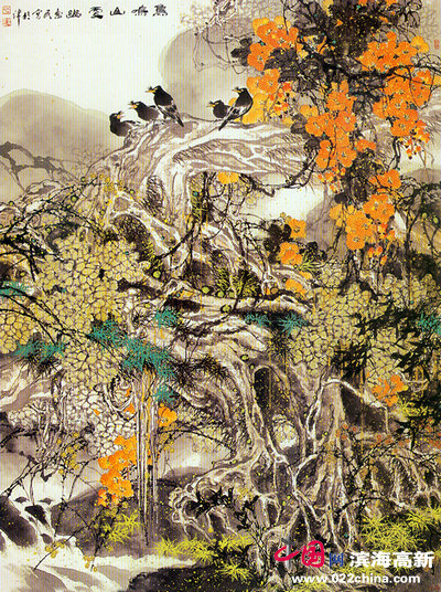 王惠民作品:鸟鸣山更幽