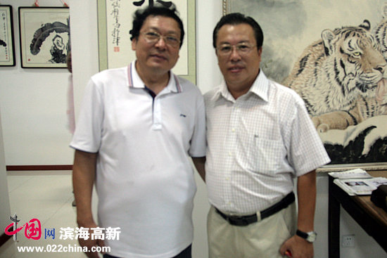 著名书法家宁春圃与师弟著名书法家肖振华