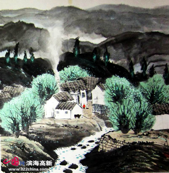 组图:天津人美美术馆将举办盛世青绿作品展