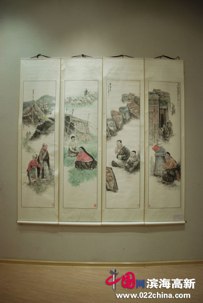 “西藏•遥远的眼神”沈世铎个人画展在天津港博览馆举办