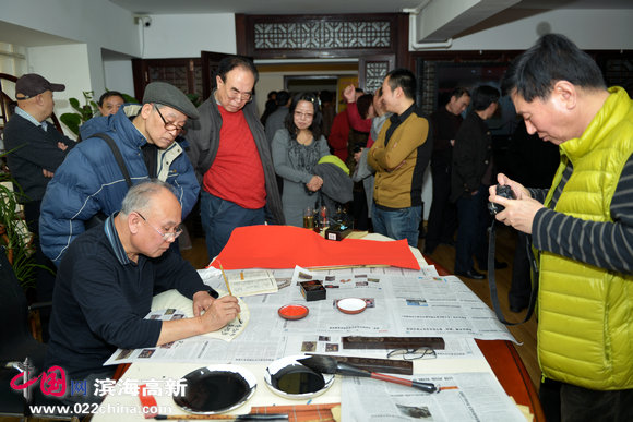 “津门名家书画笔会”2月23日在天津滨海高新区举行