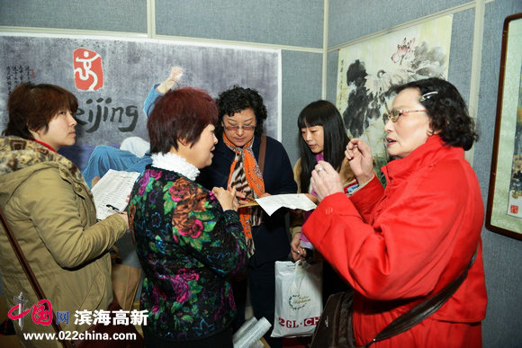 津门女书画家作品展3月6日在天津市政协书画艺术展览馆开幕。 
