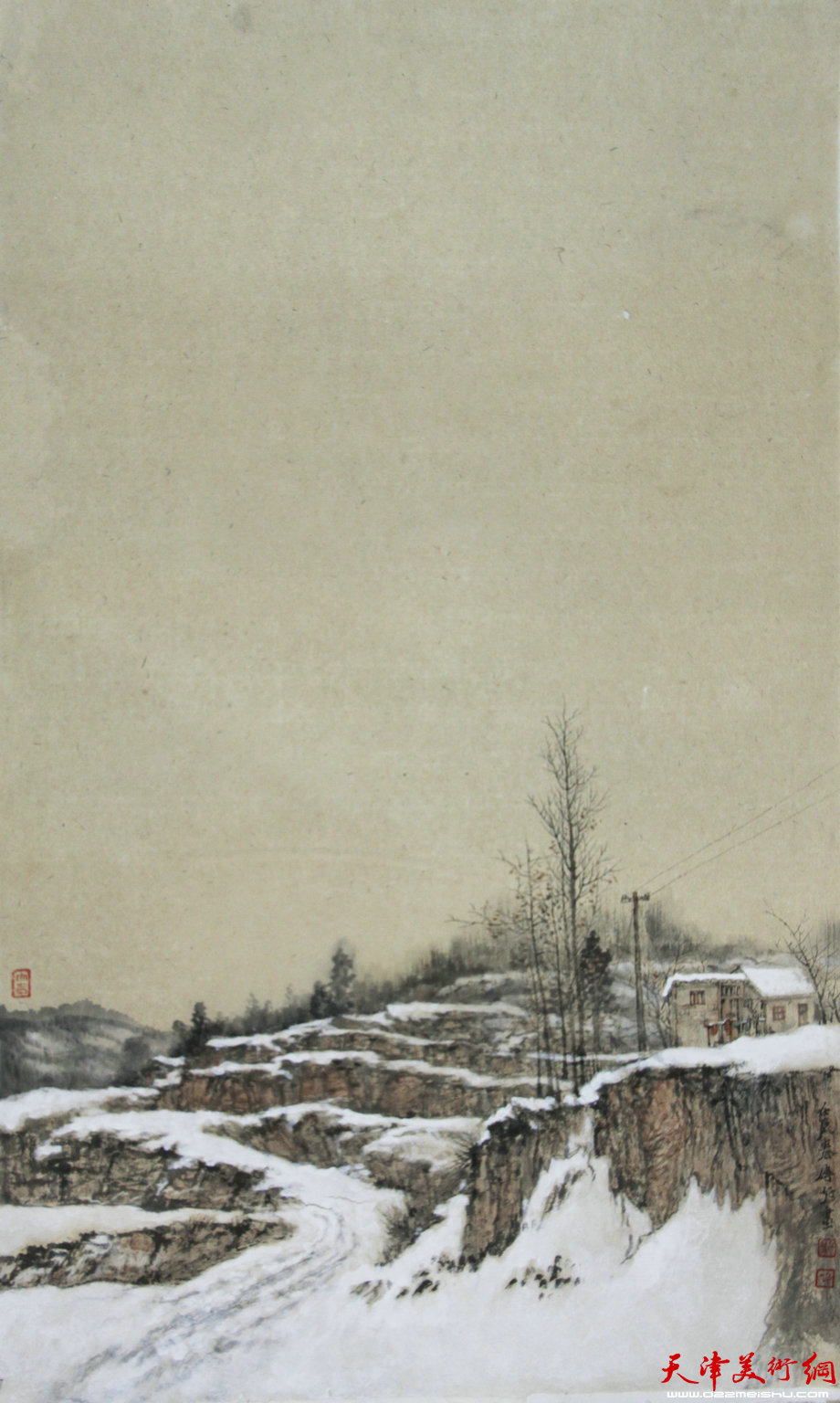 《晴雪》78x48cm