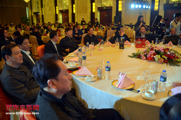 图为天津市企业联合创业促进会成立现场。