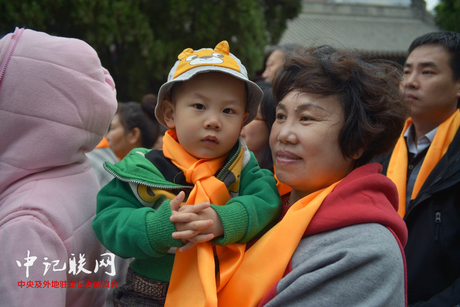 第三届祭奠孟母孟子大典5月10日在天津文庙举行。 图为祭奠大典现场。