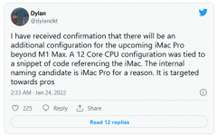 苹果将会推出另一款M1系列的Apple Silicon芯片