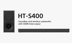 索尼在海外发布HT-S400回音壁音响 具有杜比音效