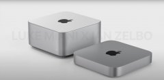 YouTube视频博主制作苹果 Mac Studio渲染图 像加高版的Mac mini