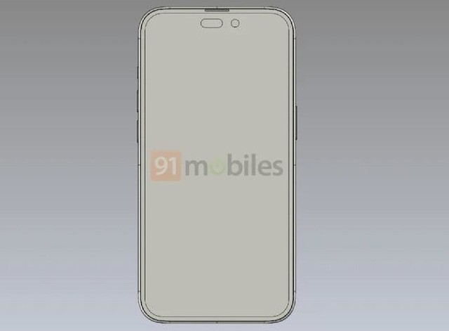 iPhone 14 Pro渲染图曝光：感叹号挖孔实锤 