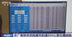 京广高铁京武段拉通试验圆满成功 6月20日起北京至武汉间将按时速350公里高标