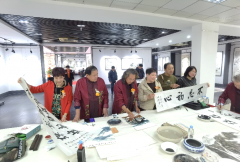 天津市河北区举行“新征程奋进新辉煌”书法书法艺术交流活动