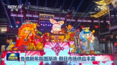 各地新年氛围渐浓 假日市场供应丰富
