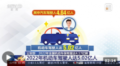 2022年我国机动车保有量达4.17亿辆 驾驶人超过5亿人