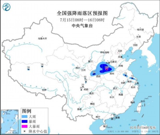 陕西山西等地有较强降水南方地区仍有持续性高温